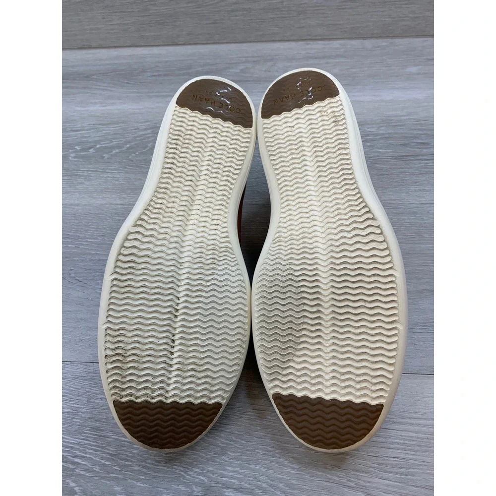 Cole Haan Grand Crosscourt II Men's Sneakers Tan Leather 9.5 Comfort Shoes